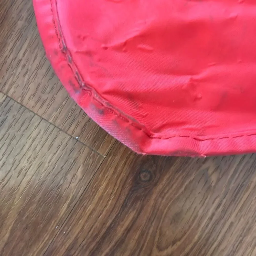 Charles Jordan large red tote bag zippered